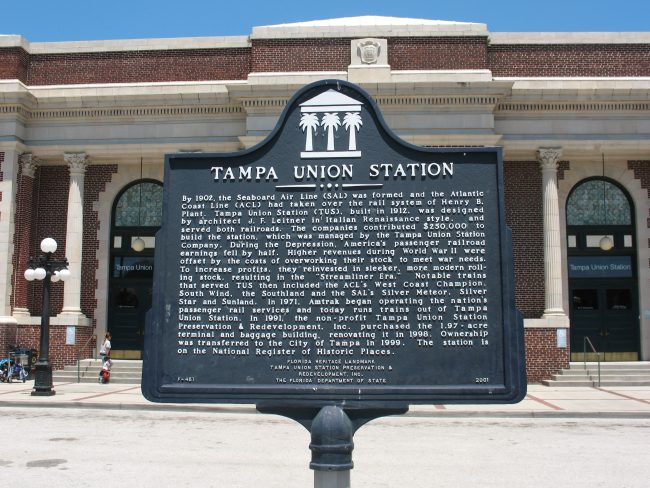 Tampa_Union_Station_Marker